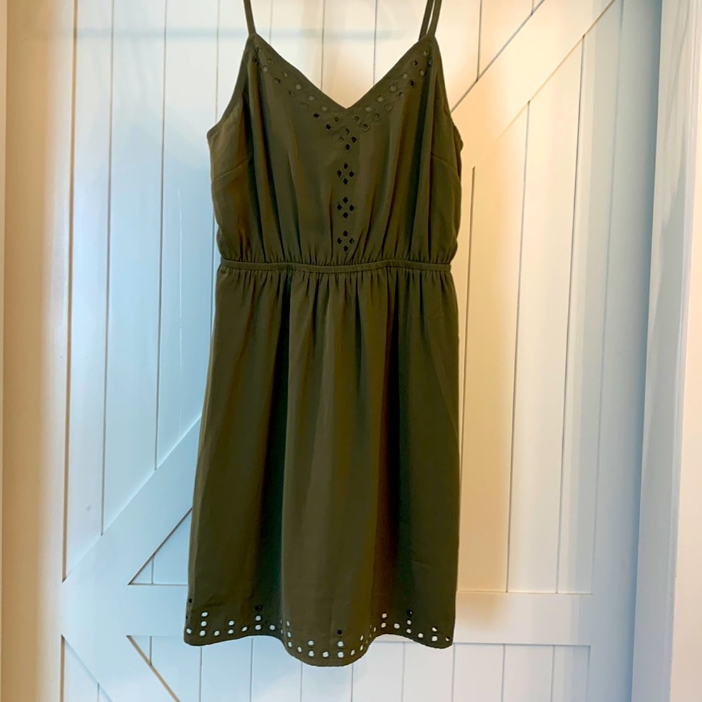 Army green sundress